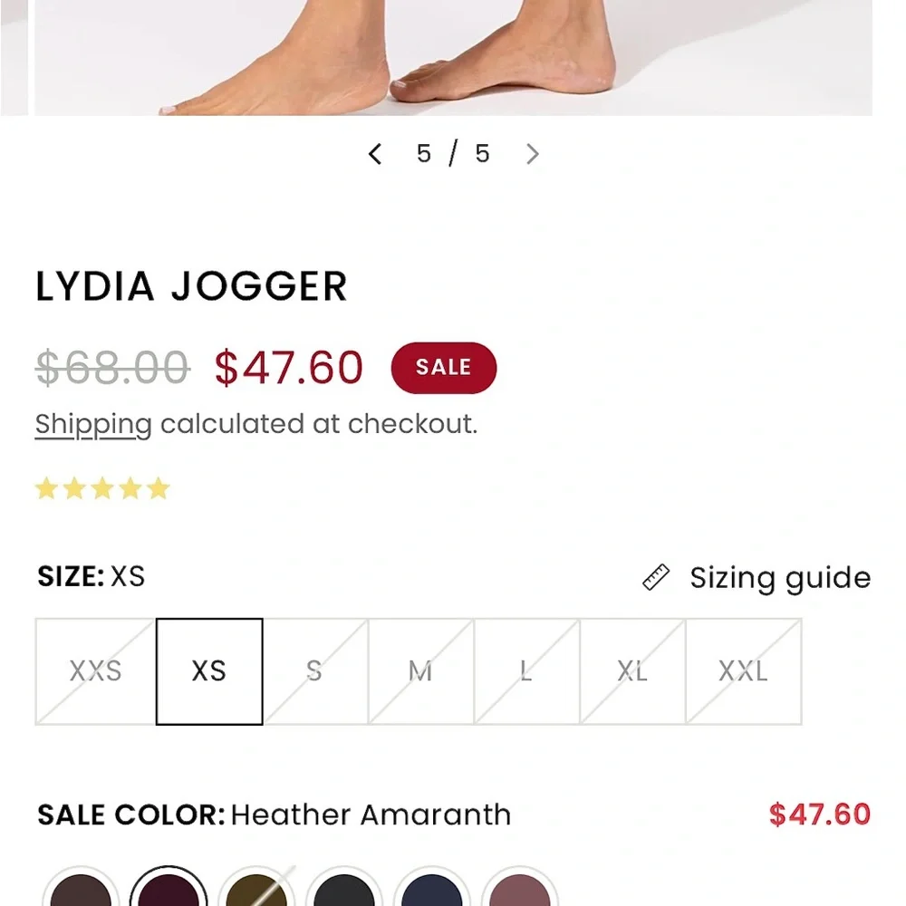 Threads For Thought High Rise Amaranth Lydia Performance Jogger Size Medium NWOT - Picture 14 of 16